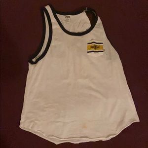 Pink Michigan (Go Blue) tank top